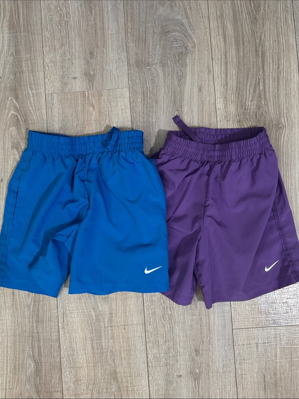 Nike Kids Shorts in Bright Blue and Purple
